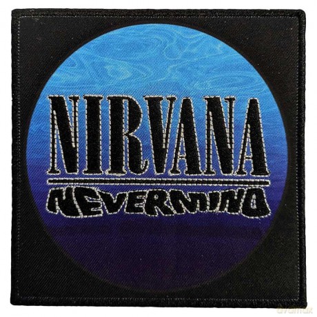 Nirvana: Standard Patch: Nevermind Wavy Logo