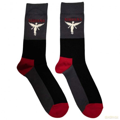 Nirvana: Unisex Ankle Socks: In Utero (Charcoal Grey) (UK Size 6 - 11)