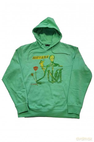 Nirvana: Unisex Pullover Hoodie: Incesticide (Green) (XX-Large)