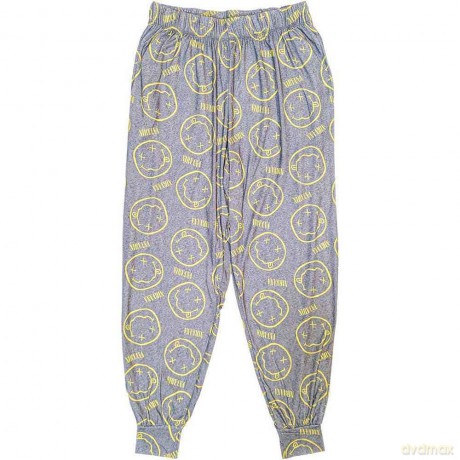 Nirvana: Unisex Pyjamas: Yellow Smile (X-Small)