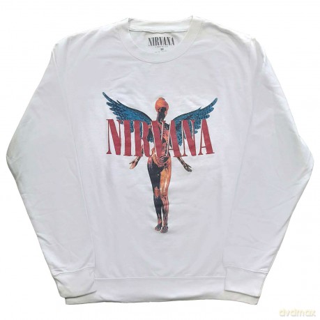 Nirvana: Unisex Sweatshirt: Angelic (White) (Medium)