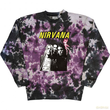 Nirvana: Unisex Sweatshirt: Flipper (Grey) (Wash Collection) (XX-Large)
