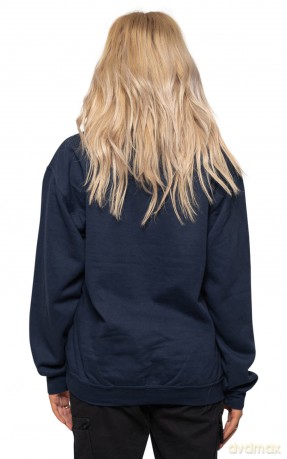 Nirvana: Unisex Sweatshirt: Yellow Happy Face (Navy Blue) (Medium)