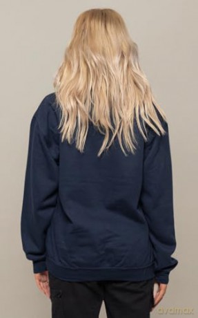 Nirvana: Unisex Sweatshirt: Yellow Happy Face (Navy Blue) (Medium)