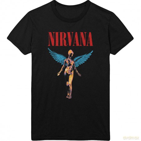 Nirvana: Unisex T-Shirt: Angelic (Black) (XX-Large)