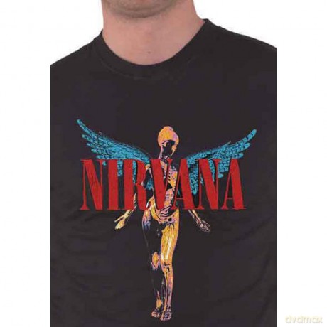 Nirvana: Unisex T-Shirt: Angelic (Black) (XXX-Large)