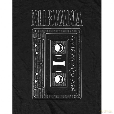 Nirvana: Unisex T-Shirt: As You Are Tape (Black) (Small)