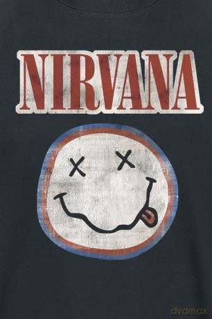 Nirvana: Unisex T-Shirt: Distressed Logo (Black) (X-Large)