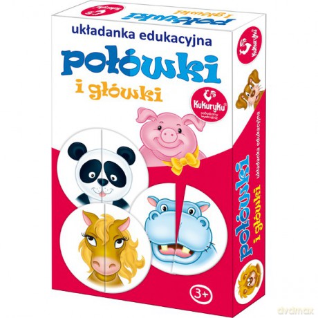 PROMATEK Układanka Połówki i Główki [GRA]