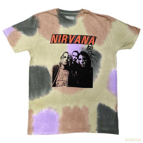 Nirvana: Unisex T-Shirt: Flipper (Multicolour) (Wash Collection) (Large)