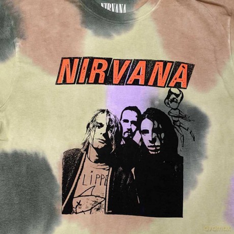 Nirvana: Unisex T-Shirt: Flipper (Multicolour) (Wash Collection) (Large)