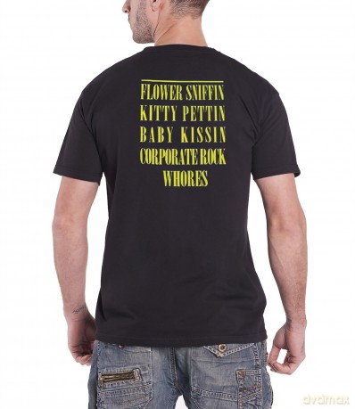 Nirvana: Unisex T-Shirt: Flower Sniffin (Black) (Back Print) (XX-Large)