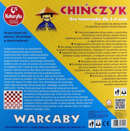 PROMATEK Gra Warcaby i Chińczyk [GRA]
