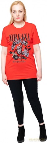 Nirvana: Unisex T-Shirt: Heart Shape Box (Red) (Medium)