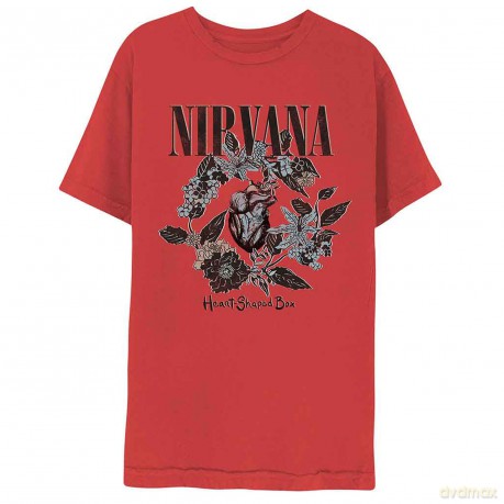 Nirvana: Unisex T-Shirt: Heart Shape Box (Red) (XX-Large)