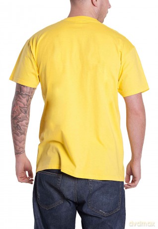 Nirvana: Unisex T-Shirt: Inverse Happy Face (Yellow) (XX-Large)