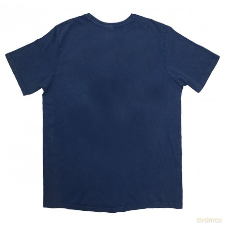 Nirvana: Unisex T-Shirt: Mini Happy Face (Denim Blue) (X-Large)