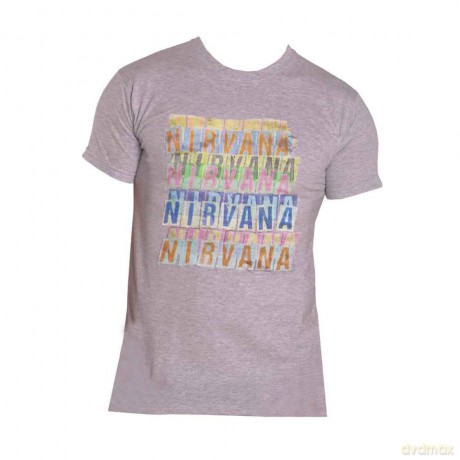Nirvana: Unisex T-Shirt: Repeat (Black) (Small)