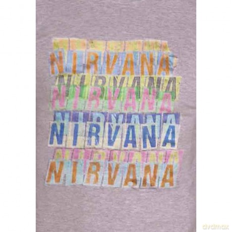 Nirvana: Unisex T-Shirt: Repeat (Grey) (Large)
