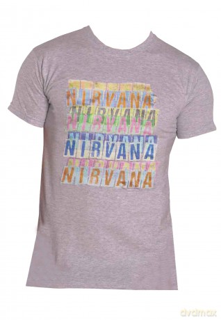 Nirvana: Unisex T-Shirt: Repeat (Grey) (Small)