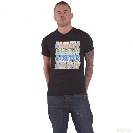 Nirvana: Unisex T-Shirt: Repeat (Grey) (X-Large)