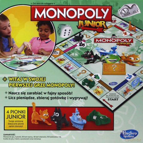 HASBRO Gra Monopoly Junior [GRA]