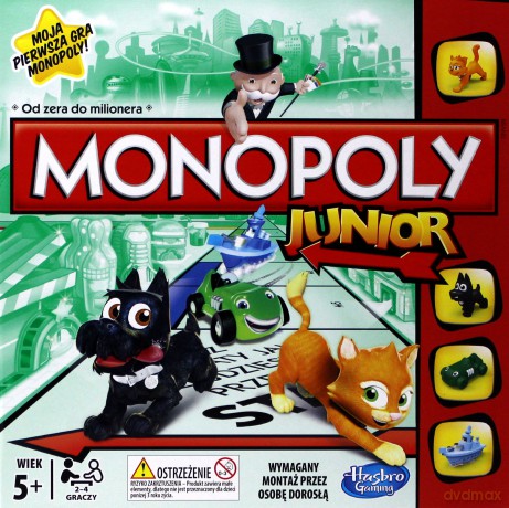 HASBRO Gra Monopoly Junior [GRA]