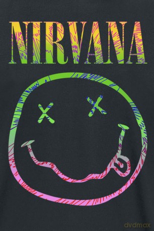 Nirvana: Unisex T-Shirt: Sorbet Ray Happy Face (Black) (XX-Large)