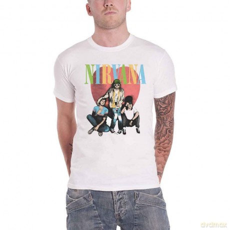 Nirvana: Unisex T-Shirt: Trapper Hat (White) (Medium)