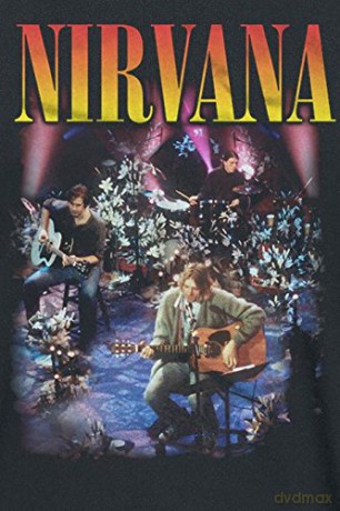 Nirvana: Unisex T-Shirt: Unplugged Photo (Black) (Large)