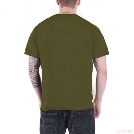 Nirvana: Unisex T-Shirt: Yellow Happy Face (Green) (XX-Large)