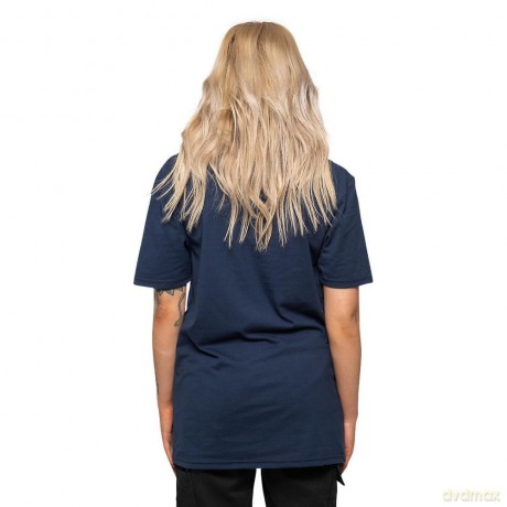 Nirvana: Unisex T-Shirt: Yellow Happy Face (Navy Blue) (X-Large)