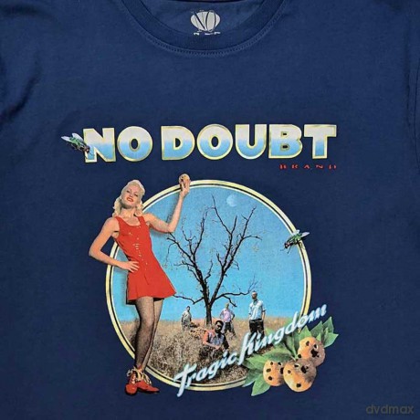 No Doubt: Unisex T-Shirt: Tragic Kingdom (Denim Blue) (Medium)
