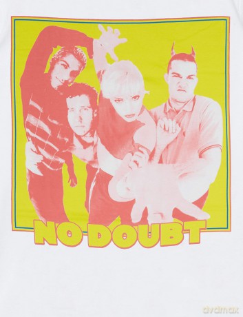 No Doubt: Unisex T-Shirt: Yellow Photo (White) (X-Large)