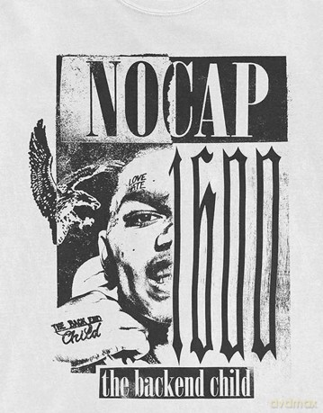Nocap: NoCap Unisex T-Shirt: Backend (White) (XX-Large)