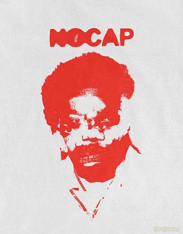 Nocap: NoCap Unisex T-Shirt: Face Mash (White) (Large)