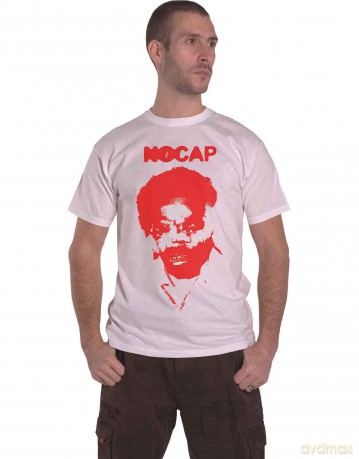 Nocap: NoCap Unisex T-Shirt: Face Mash (White) (XX-Large)