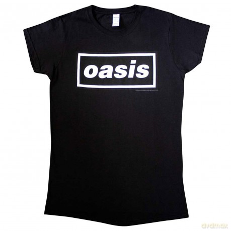 Oasis: Ladies T-Shirt: Decca Logo (Black) (X-Large)