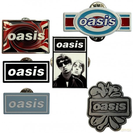 Oasis: Pin Badge Set: Logos