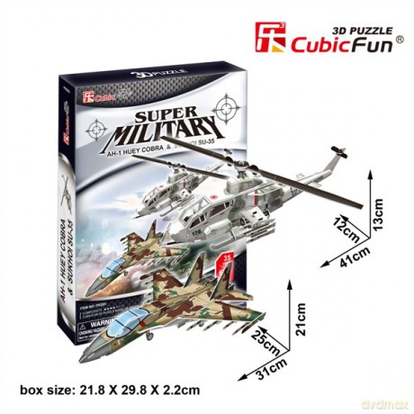 PUZZLE 3D AH1 Huey Cobra&Sukhoi SU [PUZZLE]