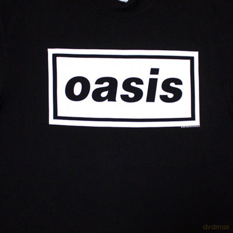 Oasis: Unisex Oversized Boxy T-Shirt: Decca Logo (Black) (X-Large)