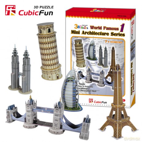 PUZZLE 3D Mini architektura seria1 [PUZZLE]