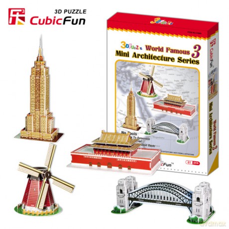 PUZZLE 3D Mini architektura seria 3 [PUZZLE]