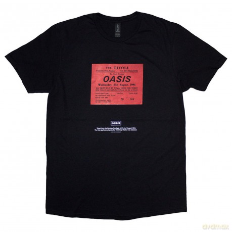 Oasis: Unisex T-Shirt: Definitely Maybe Ticket Stub (Black) (XX-Large)