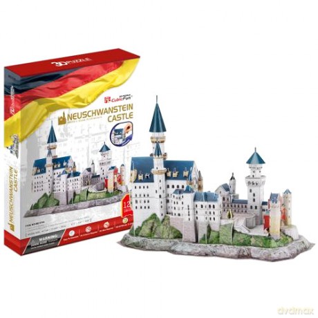 PUZZLE 3D Zamek Neuschwanstein [PUZZLE]