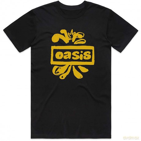 Oasis: Unisex T-Shirt: Drawn Logo (Black) (X-Large)