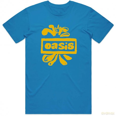 Oasis: Unisex T-Shirt: Drawn Logo (Sapphire Blue) (Medium)