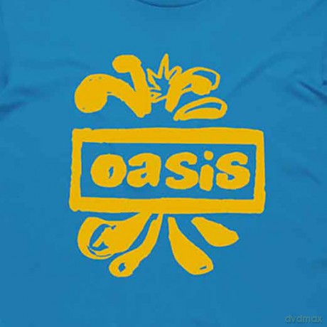 Oasis: Unisex T-Shirt: Drawn Logo (Sapphire Blue) (XX-Large)
