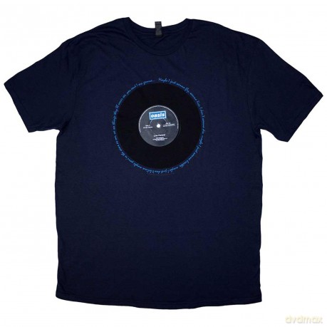 Oasis: Unisex T-Shirt: Live Forever Single (Denim Blue) (XX-Large)