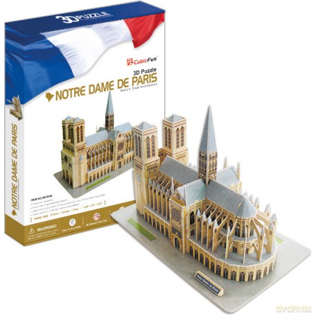 PUZZLE 3D Notre Dame (Światło) [PUZZLE]